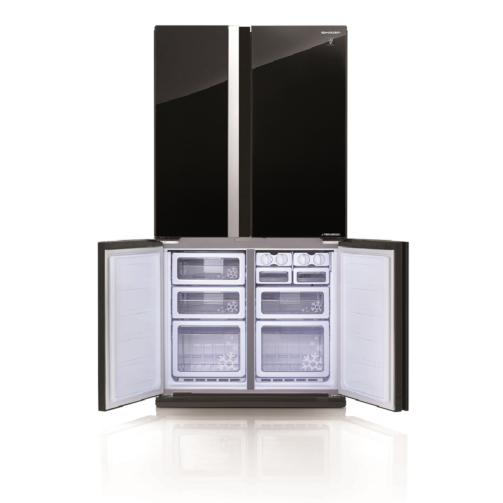 Sharp 4-Door Refrigerator SJ-FX87V-BK | 605 Liters - Image 2