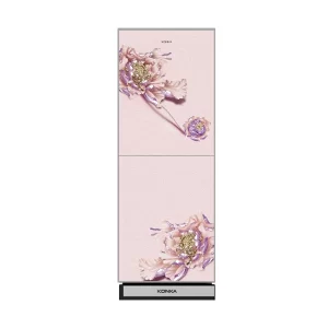 KONKA Refrigerator-KRT-165GB-Pink Peony-2-Door, Upper Freezer (165 Ltr)