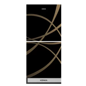 KONKA Refrigerator-KRT-180GB-Black Strip-2-Door, Upper Freezer (180 Ltr)