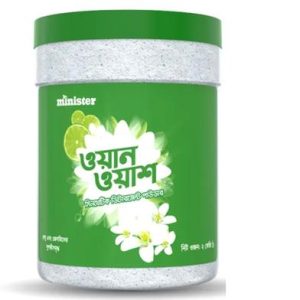 Minister One Wash Detergent Powder (Lemon) - 2000 gm