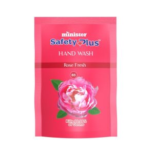 MINISTER SAFETY PLUS HAND WASH REFILL (ROSE FRESH) 180+20mll