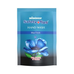 MINISTER SAFETY PLUS HAND WASH REFILL (BLUE FRESH) 180+20ml
