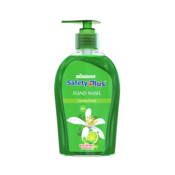 MINISTER SAFETY PLUS HAND WASH (LEMON FRESH) 200+50ml